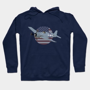 WW2 F6F Hellcat Airplane Hoodie